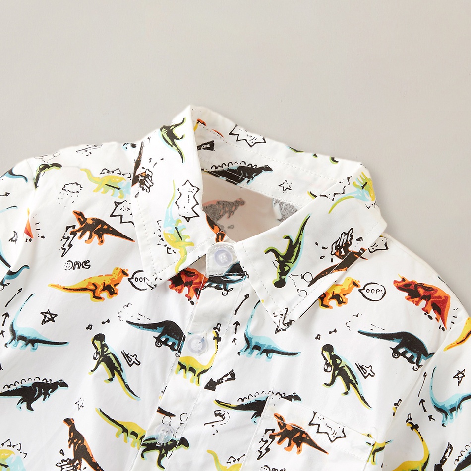 Trendy Dinosaur Allover Shirt